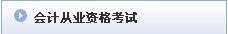 会计从业资格考试