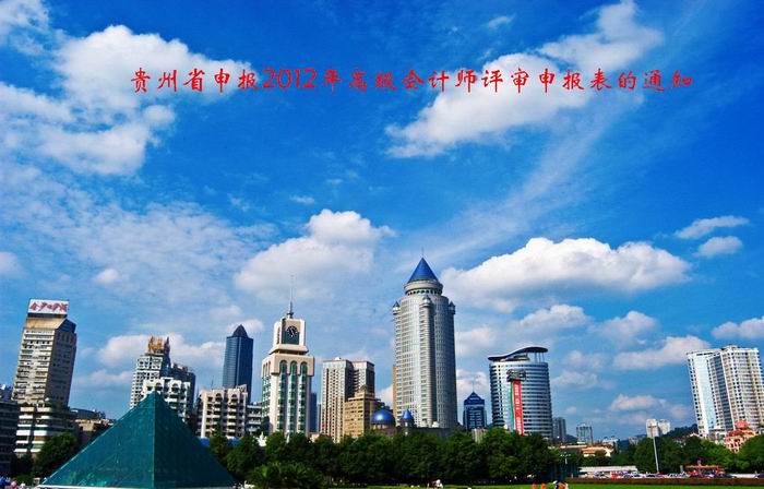关于申报2012年高级会计师评审申报表的通知