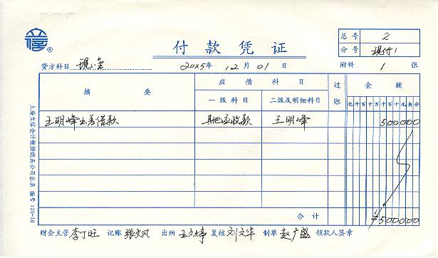 付款凭证
